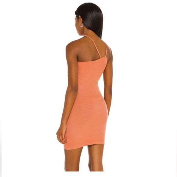 Enza Costa Silk Rib Asymmetrical Mini Dress size xs NWOT - Picture 2 of 7